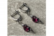 Earrings with zircon or crystal A400250360
