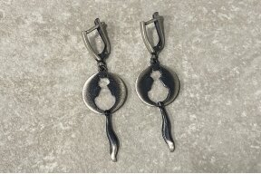 Earrings cat A40057980450