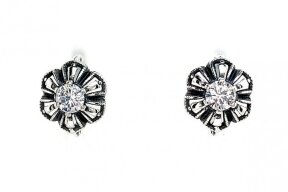 Earrings with zircon A1987350460