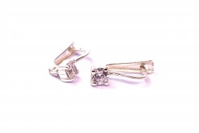 Earrings with zircon A500140678124