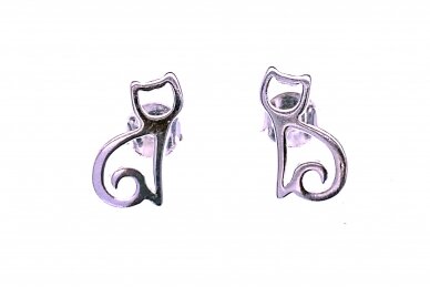 Earrings kittens A5010