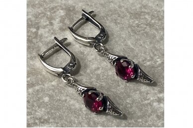 Earrings with zircon or crystal A400250360