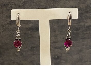 Earrings with zircon or crystal A400250360 2