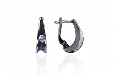 Earrings with zircon  A403650350