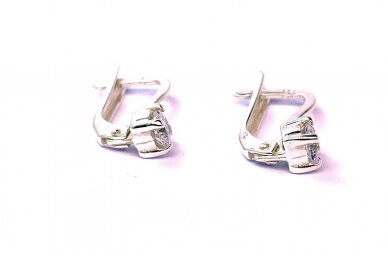 Earrings with zircon A500140678124 1