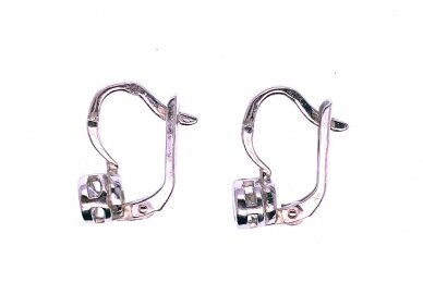 Earrings with zircon A7022 1