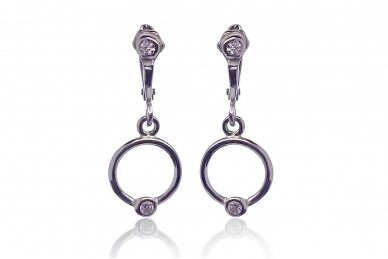 Earrings with zircon A705530220