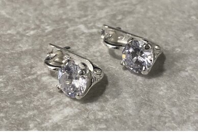 Small earrings with zirconia A500150180 1